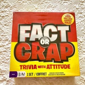 New-In-Box ‘Fact or Crap’ Trivia Game